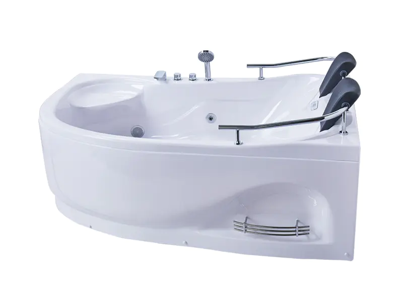Modern 2 person bathtub, deep and large bathtub with two pillows AT-0919