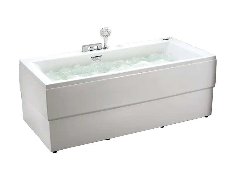 Hot sale massage bathtub with bubble and colorful lighting AT-9080