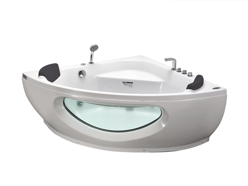 Custom high quality small jetted bathtub freestanding for indoor-1