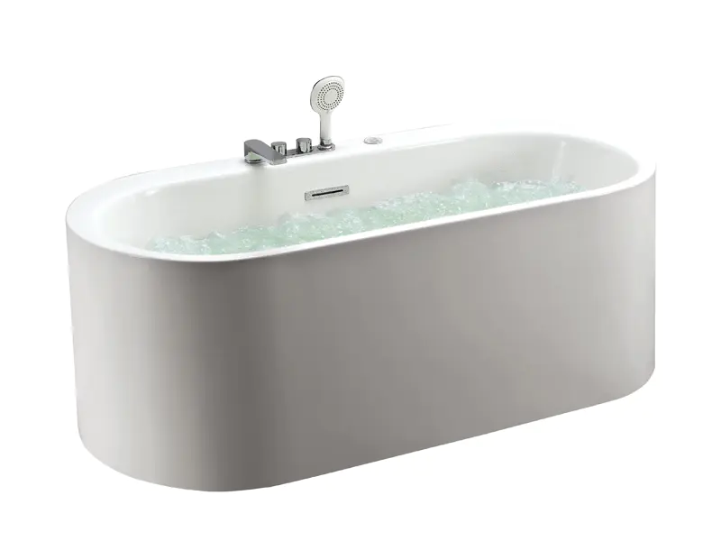 Modern bathtub with super powerful bubble massage AT-9048