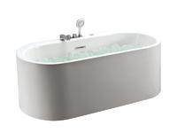 Modern bathtub with super powerful bubble massage AT-9048
