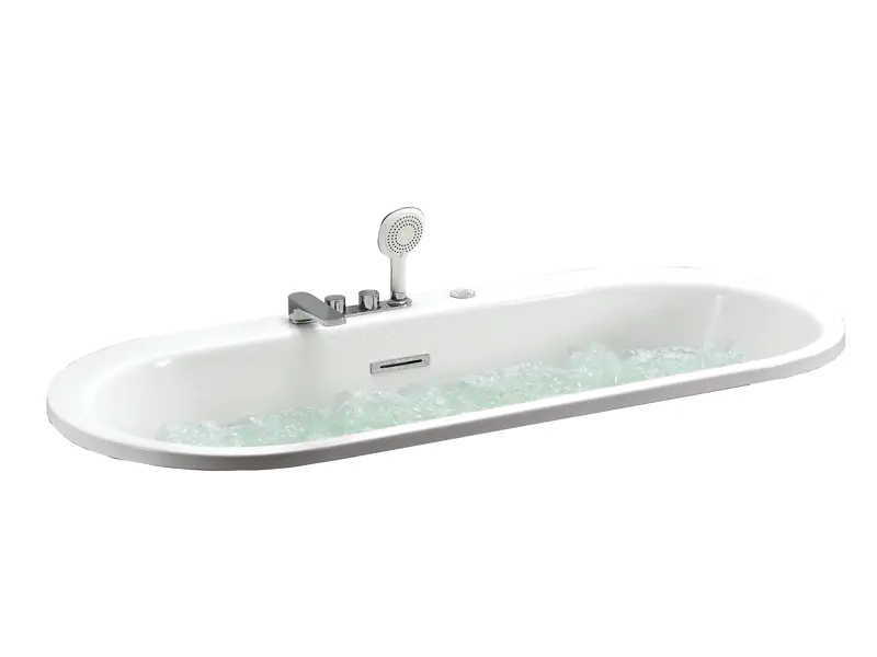 Super powerful bubble massage bathtub with water lights AT-9048Q