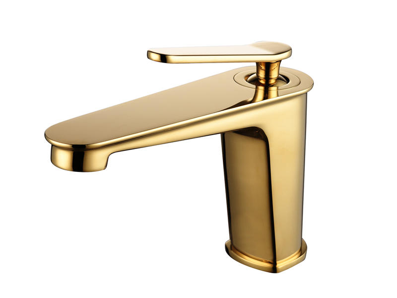 Luxury bathroom water faucet with golden color AS-2051KG