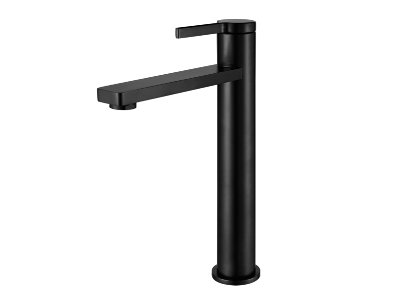 Black bathroom water faucets, single hole bathroom faucet AS-2055H