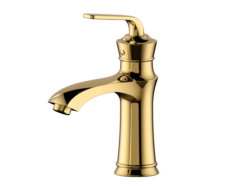 Golden high end water faucet ,luxurious restroom faucet AS-2014KG