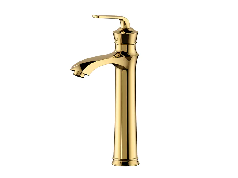 Golden high end restroom faucet ,luxurious and fashion AS-2035KG