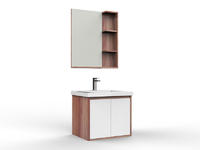 Simple bathroom sink and cabinet, bathroom cabinet with mirror AF-1812