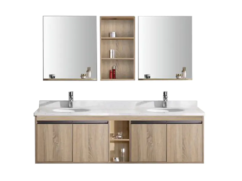 Luxurious and large-sized bathroom furniture with cabinets AF-1817