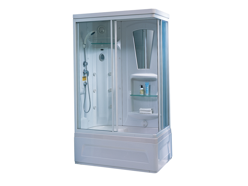 Bath shower enclosure with bathtub TS-41WR