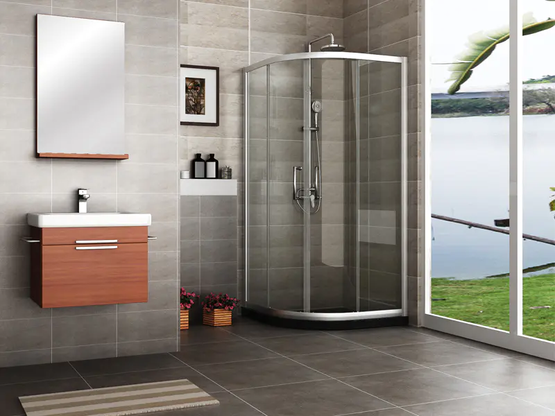 Shower stall enclosures, quadrant shower enclosures TS-6223