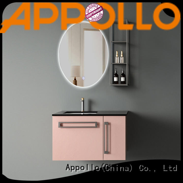 Appollo wholesale tall white bathroom cabinet suppliers for family
