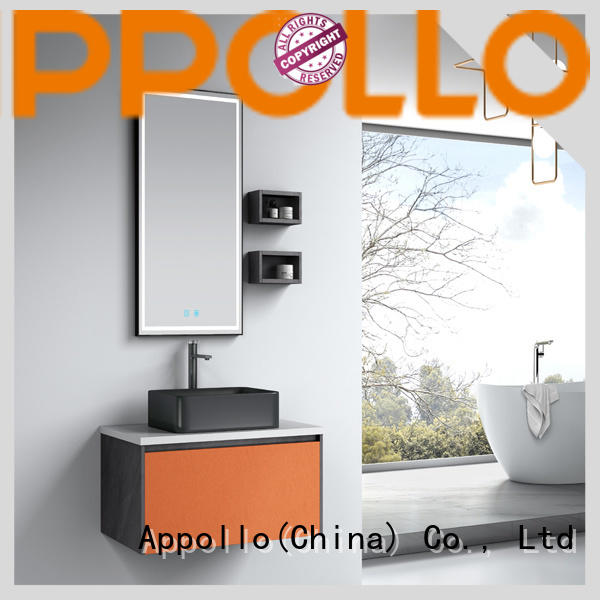 Appollo wholesale white bathroom cabinet company for home use