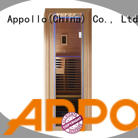 Appollo wholesale infrared sauna for home use manufacturers for 2-3 person