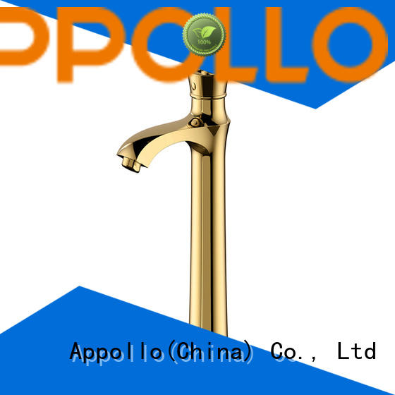 Appollo best brass bathroom faucets supply for hotel