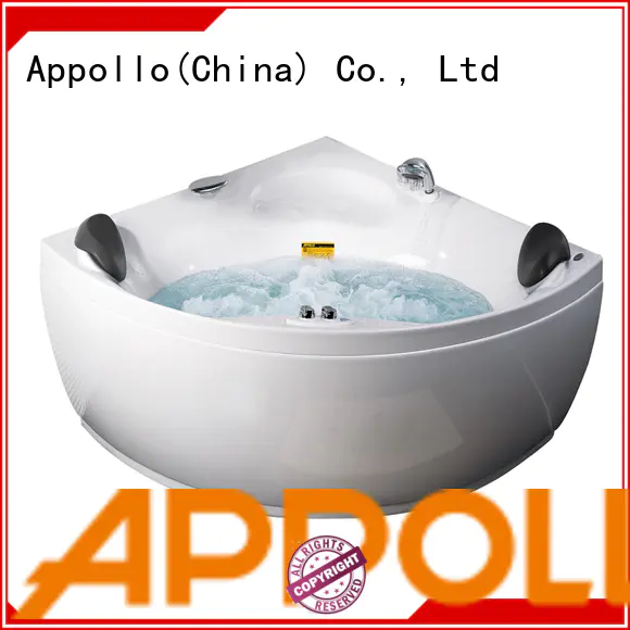 Appollo round soaker tub with jets for family