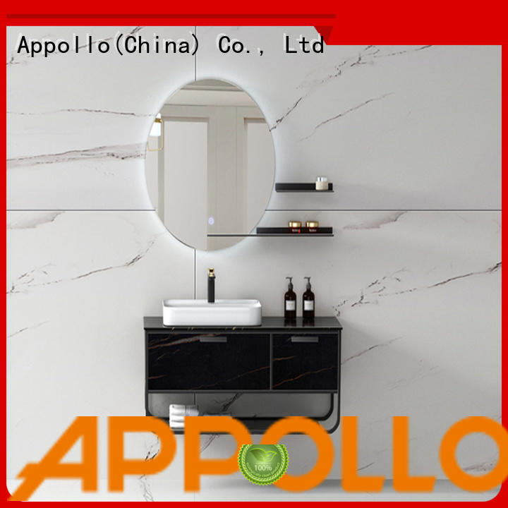 Appollo basin tall white bathroom cabinet suppliers for bathroom