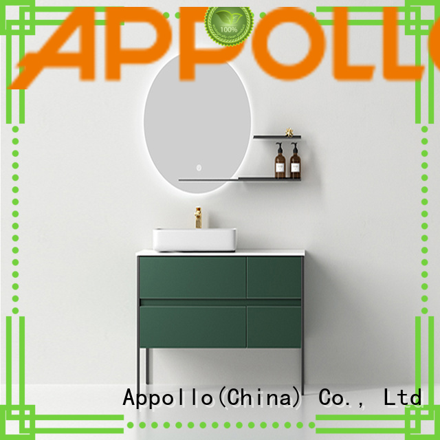 Appollo exquisite bathroom cabinet manufacturers factory for family