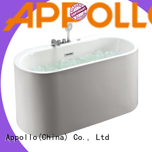 Appollo white small whirlpool bath for indoor
