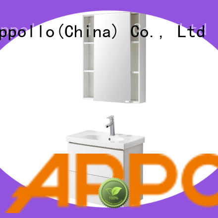 Appollo wholesale bathroom mirror cabinet with lights factory for bathroom