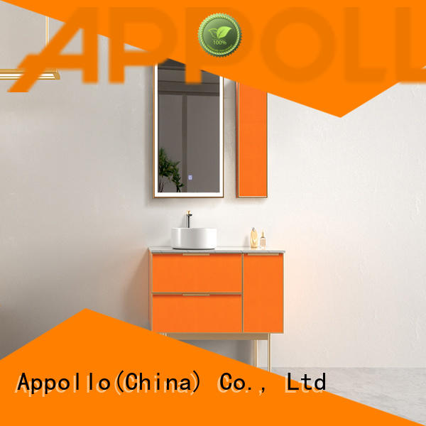 Appollo new wall mounted bathroom cabinet suppliers for home use